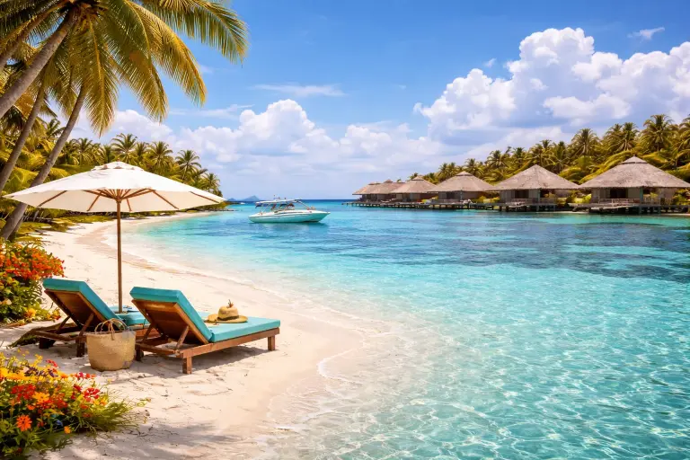 Maldives tour packages beach resort water villa