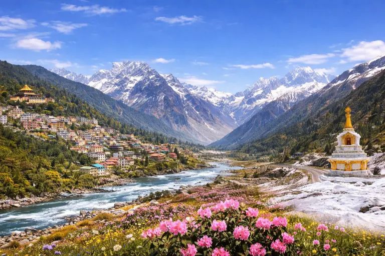 Sikkim tour packages Gangtok Tsomgo Lake Nathula Pass