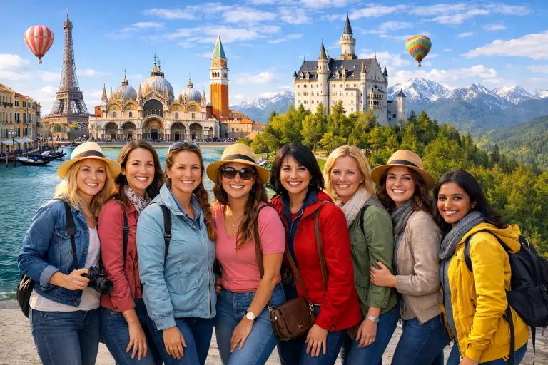 Women only group tours India and international destinations