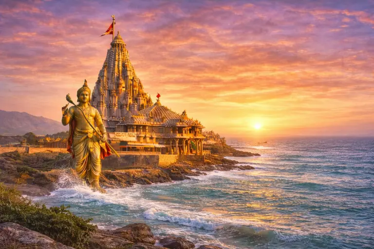 Gujarat spiritual tour packages Dwarka Somnath Gir